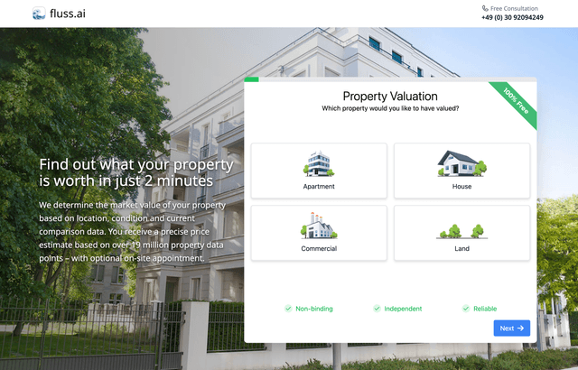 Landing page