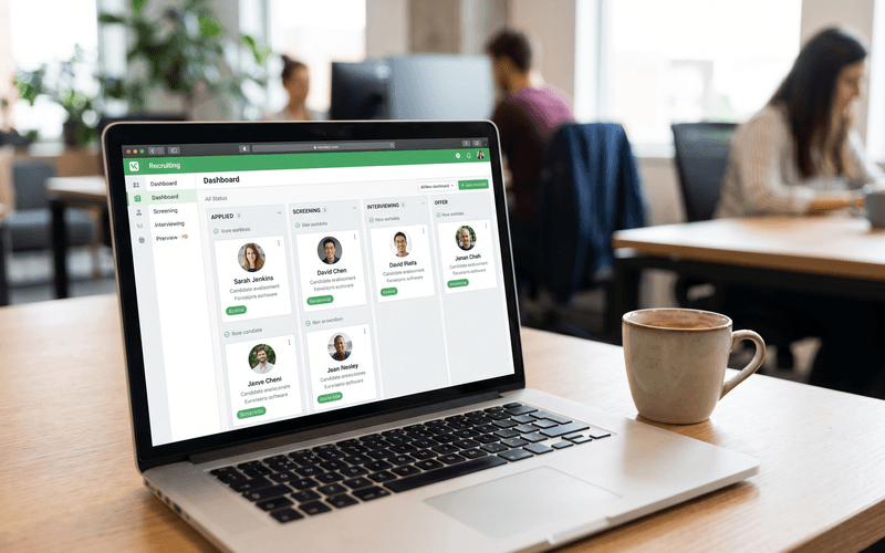 Datenfluss zwischen fluss.ai und ATS/CRM